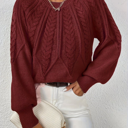 Ophelia | Relaxed Cable-Knit Sweater