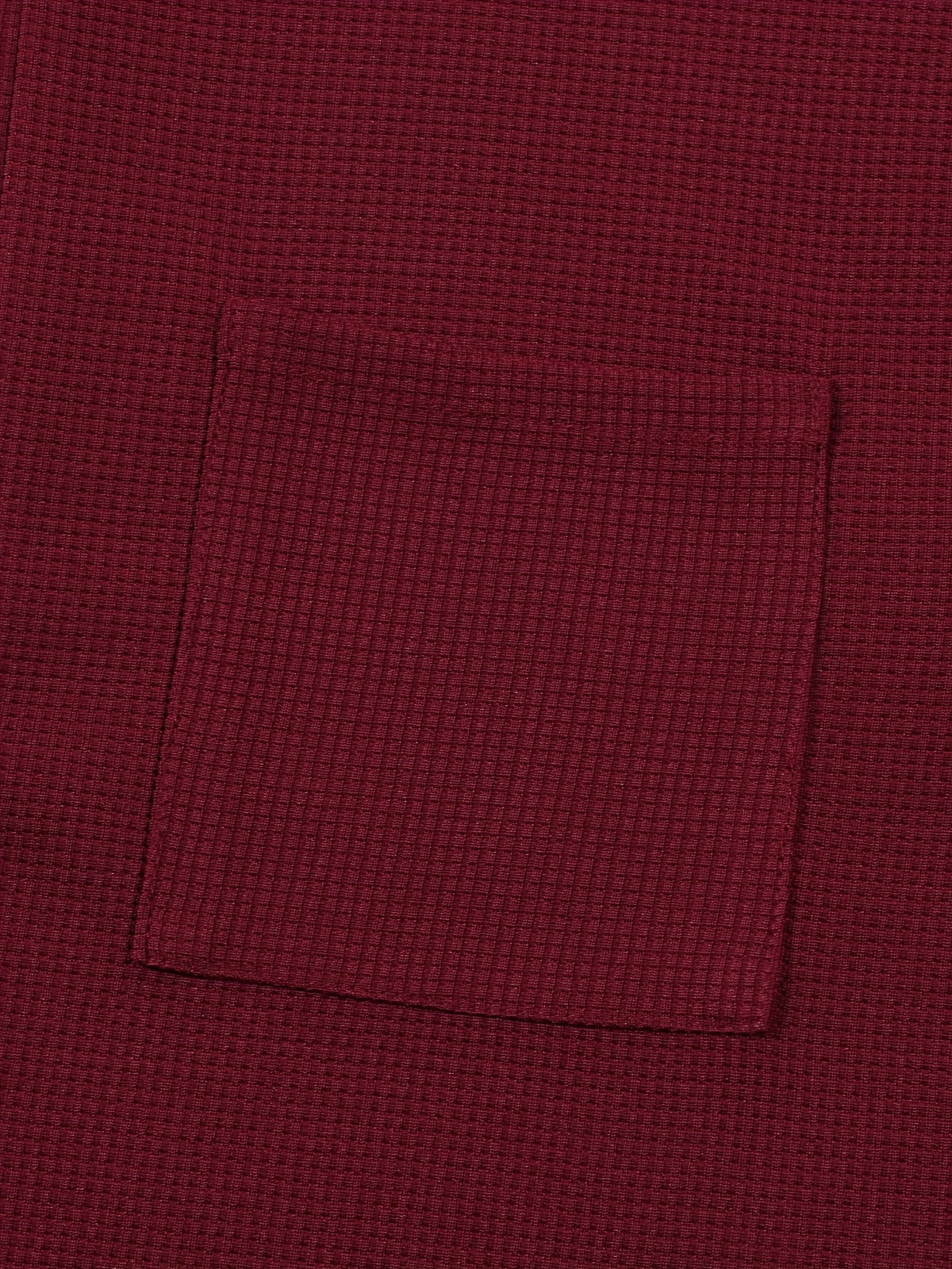 Dawson | Textured Long-Sleeve Henley Shirt