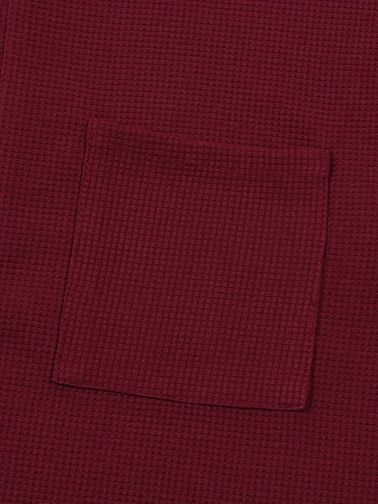 Dawson | Textured Long-Sleeve Henley Shirt