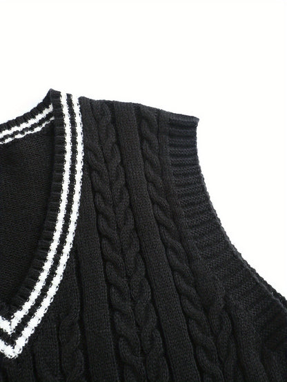 Lionel | Classic Cable-Knit Sweater Vest