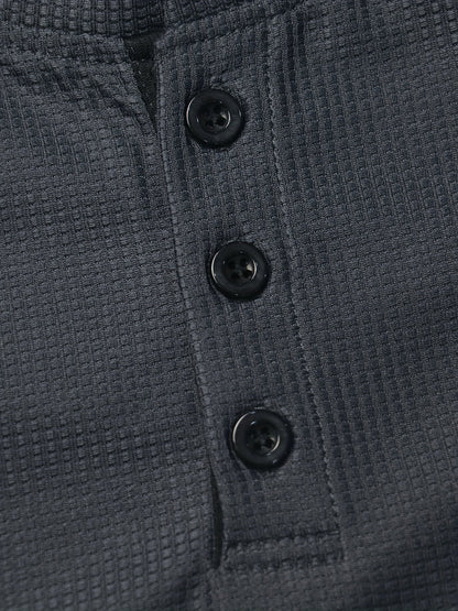 Tobias | Refined Button-Placket Henley Top
