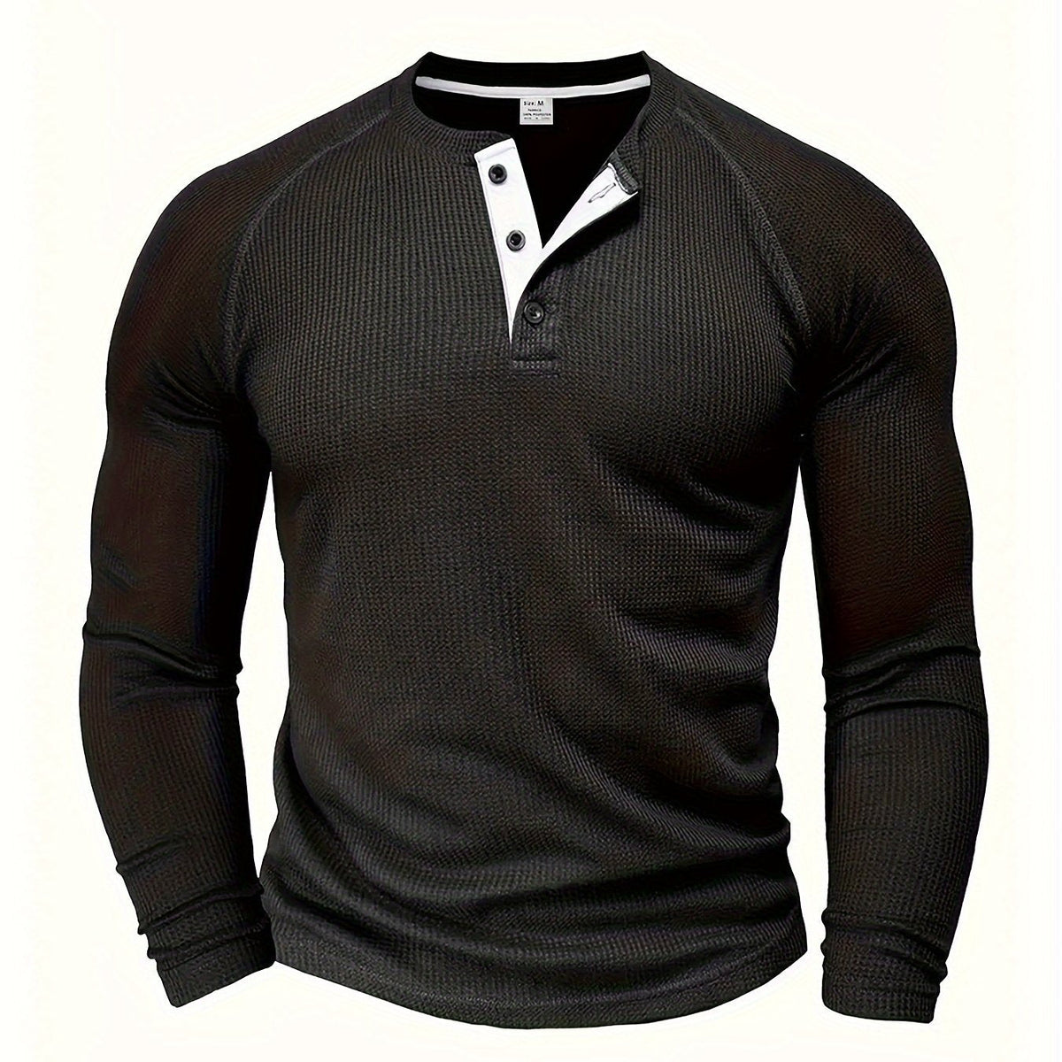 Tobias | Refined Button-Placket Henley Top