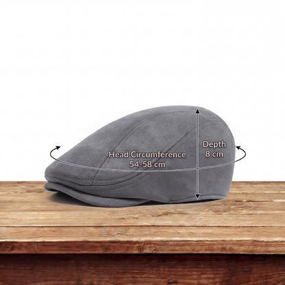 Samuel | Classic Suede Flat Cap