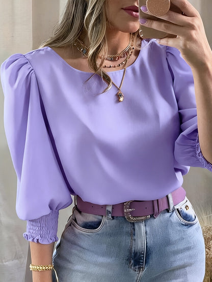 Gwyneth | Elegant Puff-Sleeve Blouse