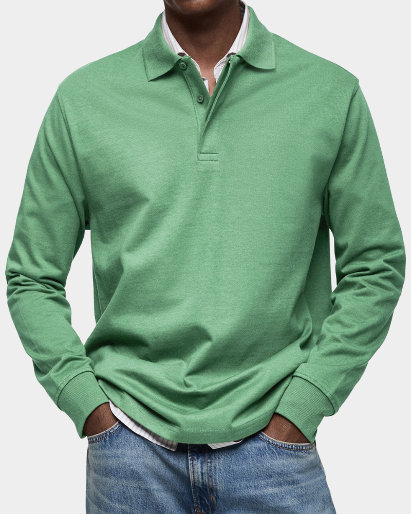 CHARLES | CLASSIC LONG-SLEEVE POLO