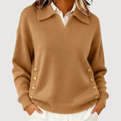 AIRA – BUTTON DETAIL JUMPER