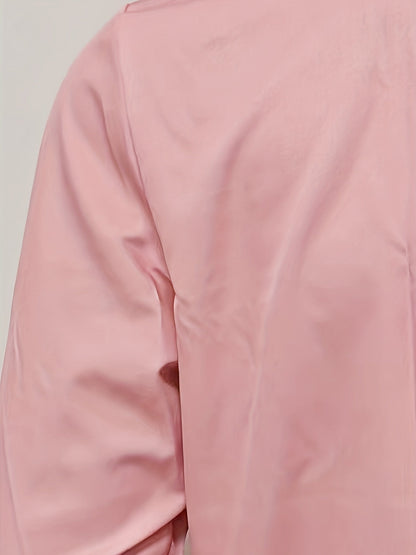 Dorian | Patterned Stand-Collar Shirt