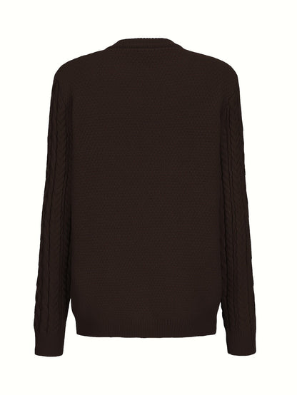 Winifred | Textured Button-Front Cardigan