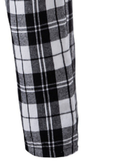 Nathaniel | Relaxed Checked Lounge Trousers