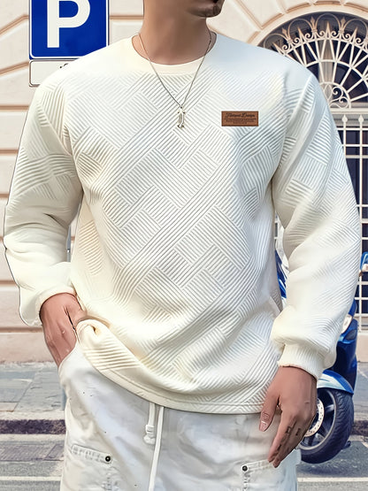Camden | Textured Crew Neck Sweatshirt