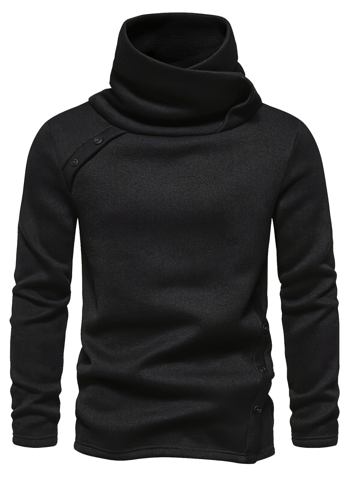 Marcus | Slouch-Neck Button Sweater