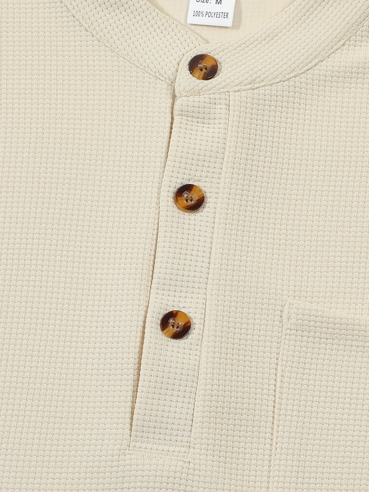 Dawson | Textured Long-Sleeve Henley Shirt