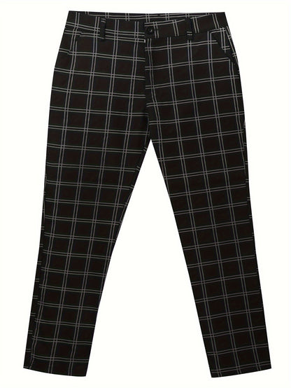 Ellison | Slim-Fit Checked Trousers