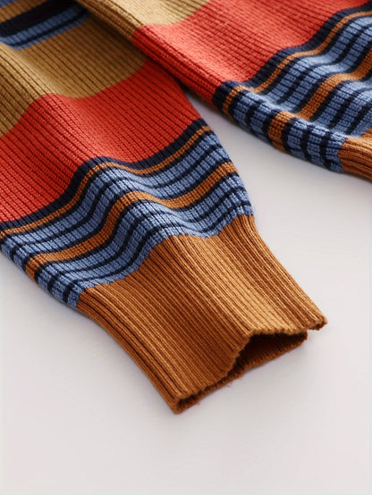 Rupert | Striped Shawl-Collar Cardigan