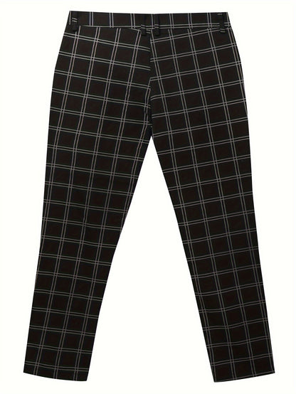 Ellison | Slim-Fit Checked Trousers