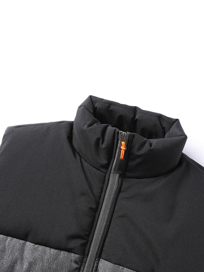 Damian | Quilted Stand-Collar Vest