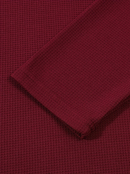 Dawson | Textured Long-Sleeve Henley Shirt