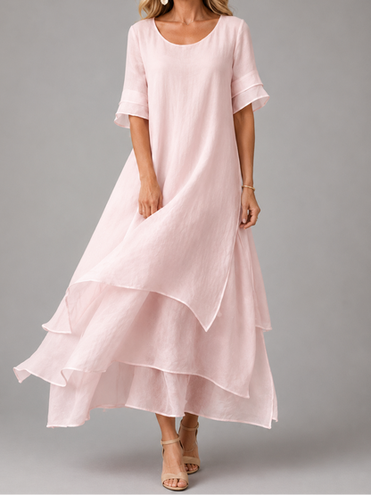 Elspeth | Flowing Layered Maxi Dress