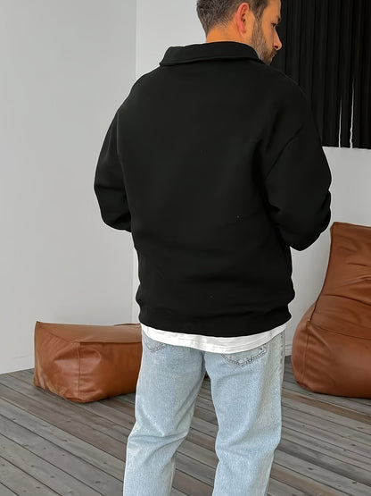 Gideon | Collared Half-Zip Sweatshirt