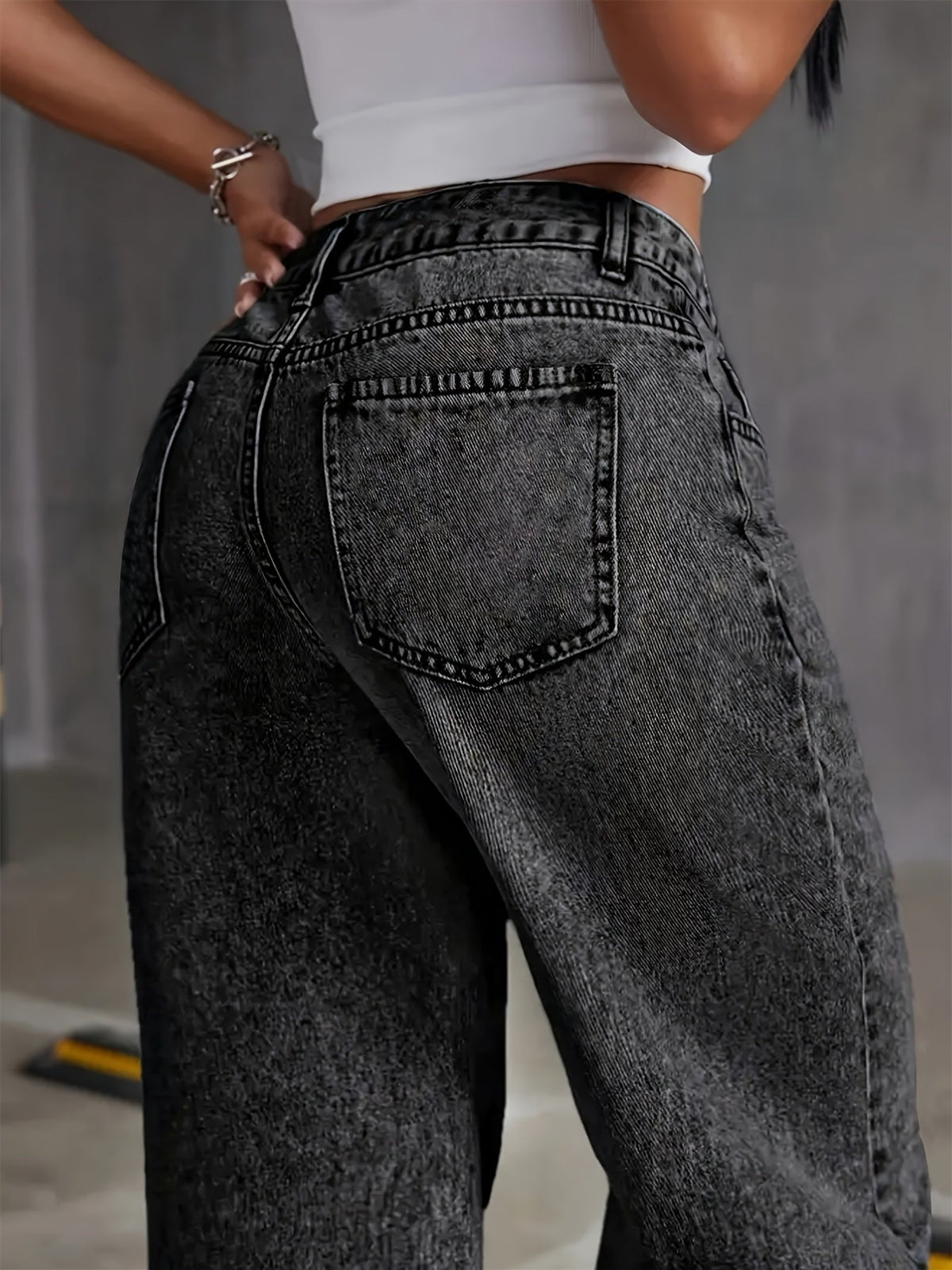 Annabel | Wide-Leg Straight Jeans