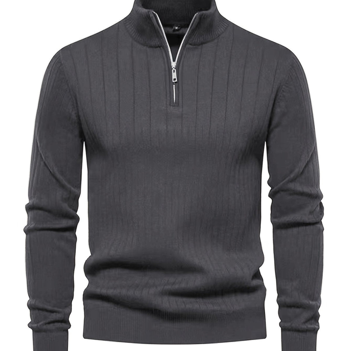 Camden | Ribbed Quarter-Zip Sweater