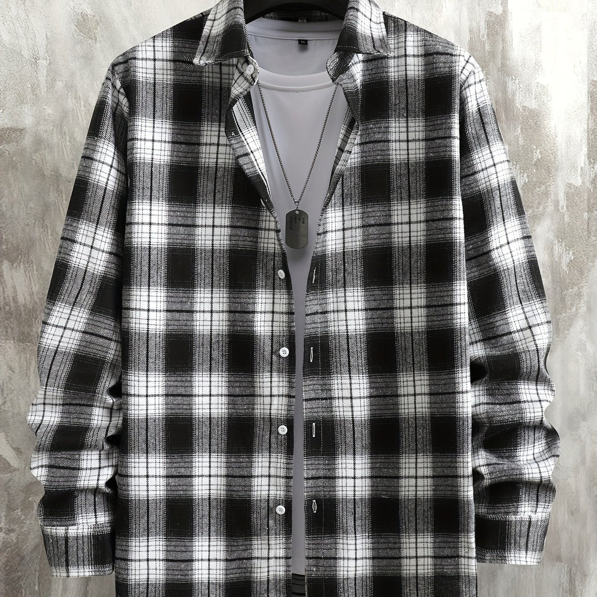 Clayton | Relaxed Checked Long-Sleeve Shirt
