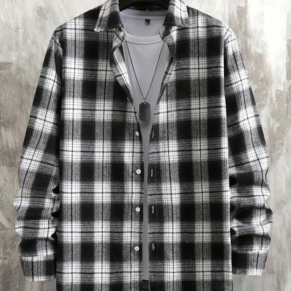 Clayton | Relaxed Checked Long-Sleeve Shirt