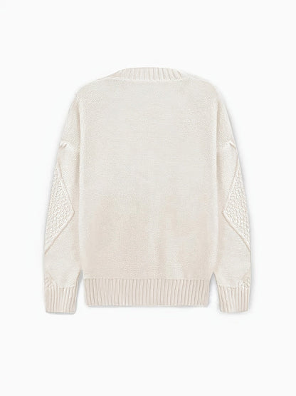 Harlow | Cable-Knit Button Cardigan