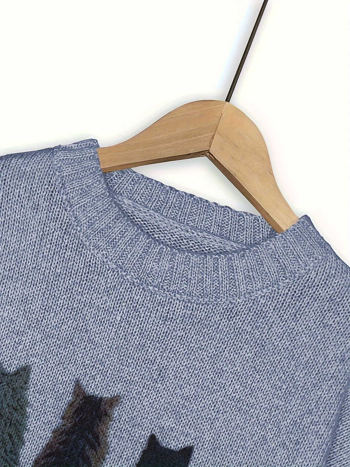Talia | Cosy Cat-Print Jumper
