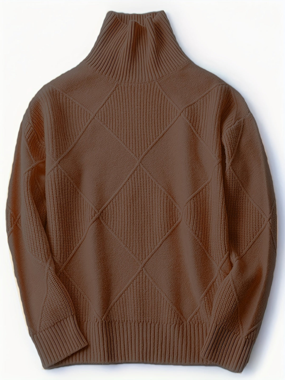 Freya | Textured Turtleneck Sweater