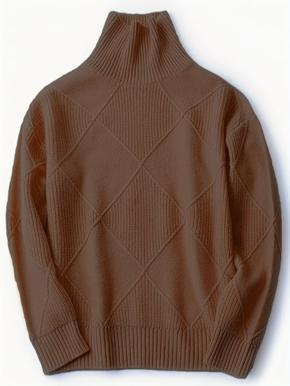 Freya | Textured Turtleneck Sweater
