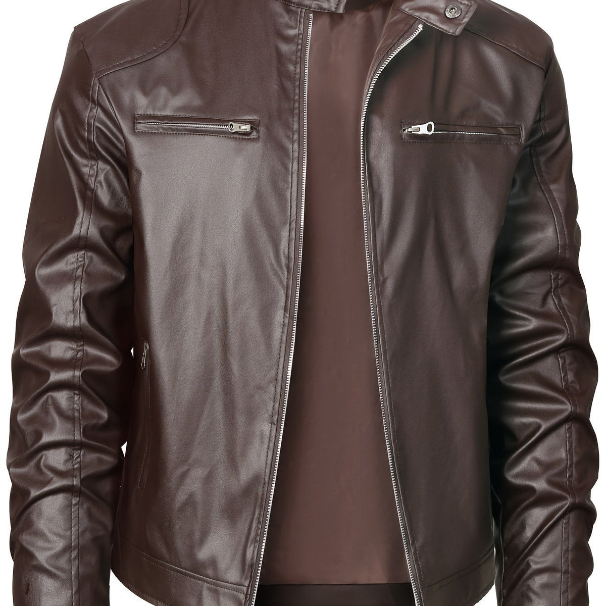 Wallace | Stand-Collar Moto Jacket