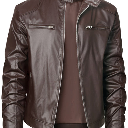 Wallace | Stand-Collar Moto Jacket