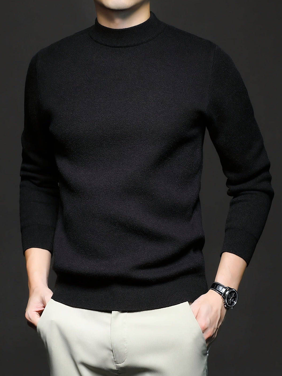 Tobias | Refined High-Neck Sweater