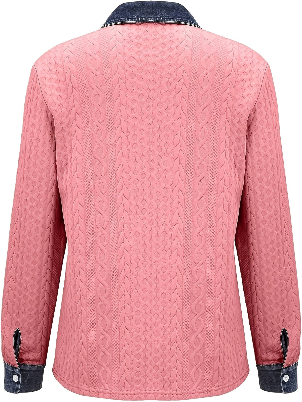 Melanie | Textured Contrast Cardigan