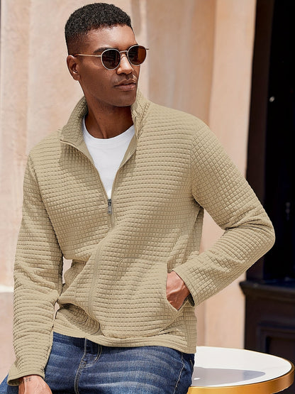 Tobias | Textured Zip-Up Jacket