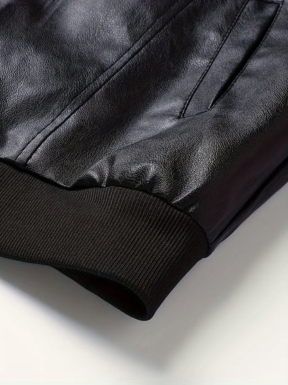 Calvin | Refined Zip-Up Bomber Jacket