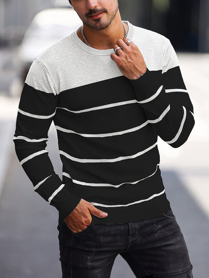Rory | Colour-Block Striped Pullover