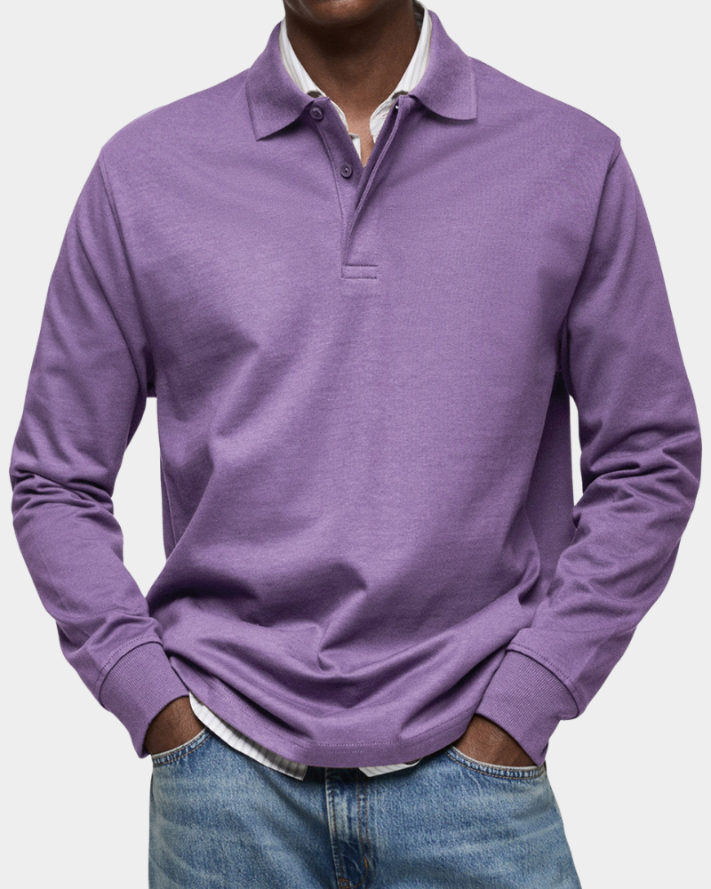 CHARLES | CLASSIC LONG-SLEEVE POLO