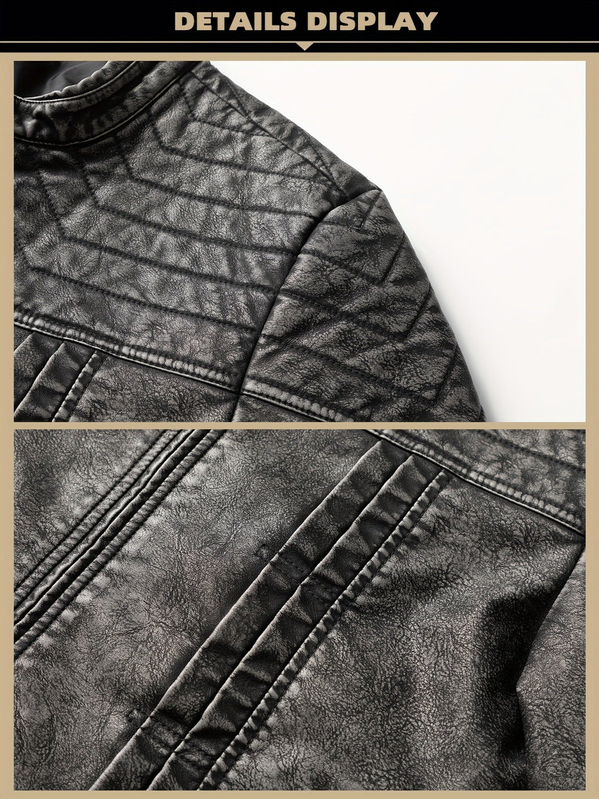 Hartley | Distressed Vintage Biker Jacket