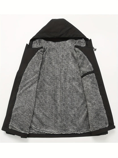 Calvin | Warm Hooded Zip-Up Jacket