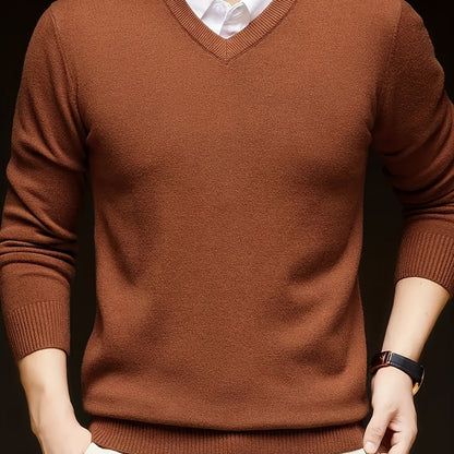 Nigel | Refined V-Neck Jumper