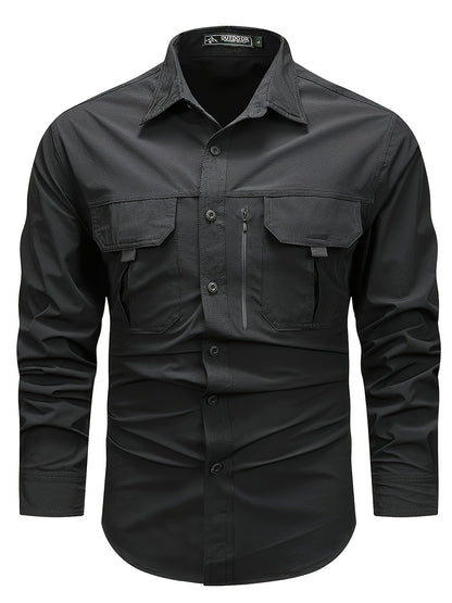 Hollis | Utility Long-Sleeve Cargo Shirt