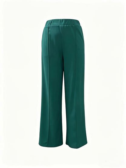 Marlene | High-Waisted Straight-Leg Trousers