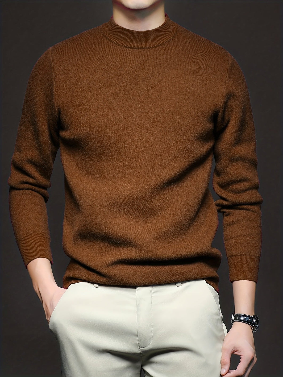 Tobias | Refined High-Neck Sweater