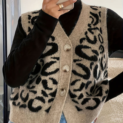 Cressida | Statement Print V-Neck Vest