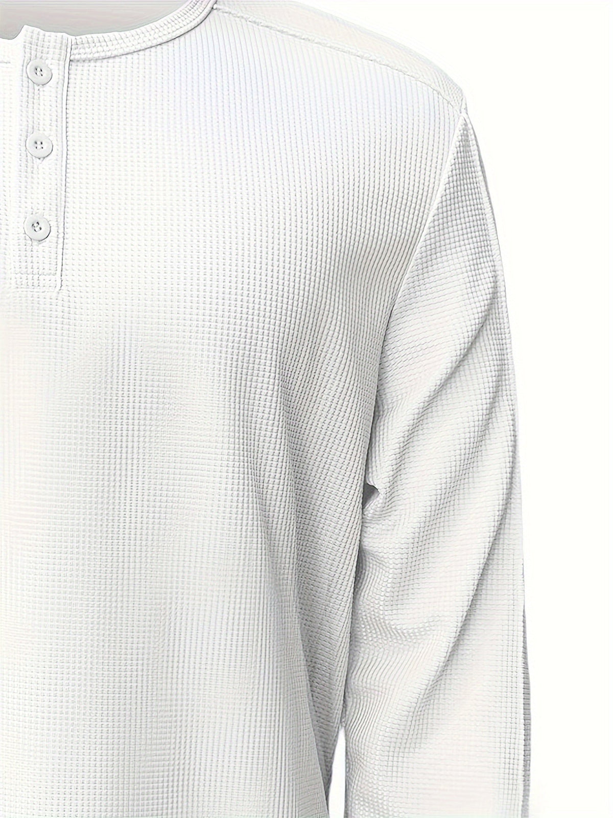 Lincoln | Textured Henley Shirt