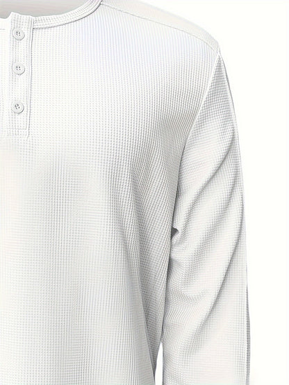 Lincoln | Textured Henley Shirt