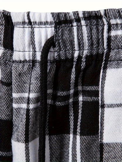 Nathaniel | Relaxed Checked Lounge Trousers