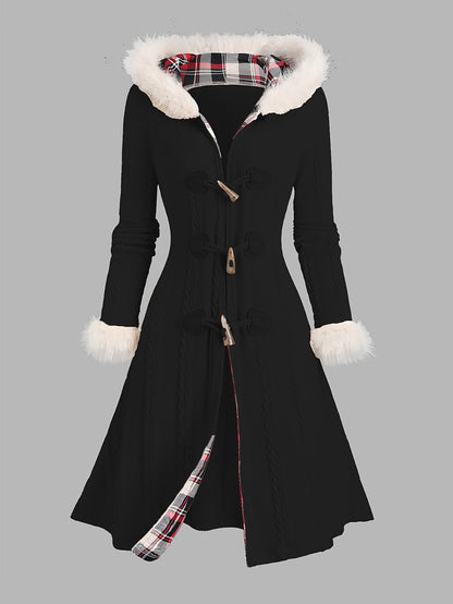 Talia | Toggle-Button Hooded Coat